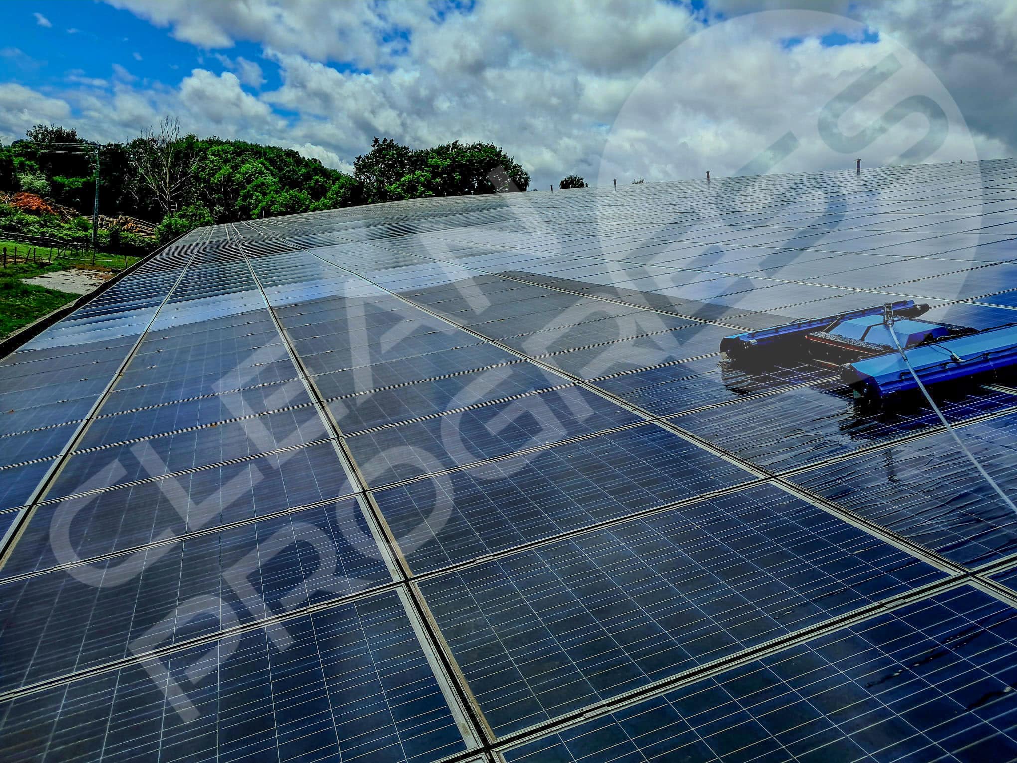 clean Progress nettoyage panneaux photovoltaiques