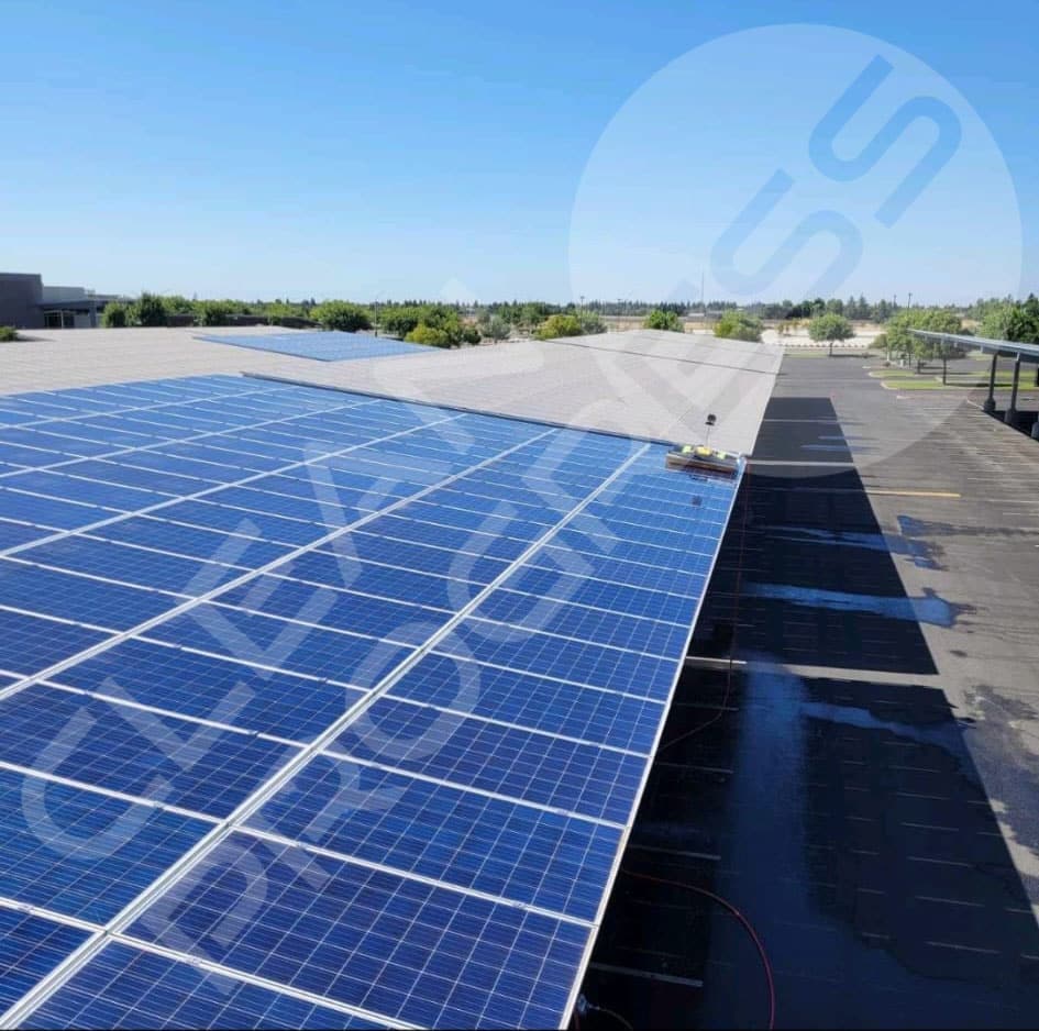 nettoyage panneaux solaires